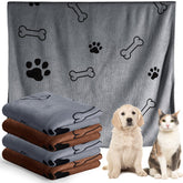 Toalla de microfibra Chumia para perros, absorbente y suave para secado cómodo.