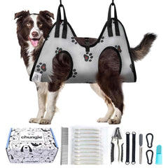 Chungie hamaca para perros, soporte cómodo para recorte de uñas seguro.