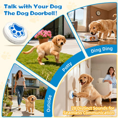 ChunHee Campana para perros en diseño resistente para mordidas suaves.