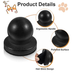 CIATBYYJ lima uñas perro bordes suaves para evitar microlesiones.