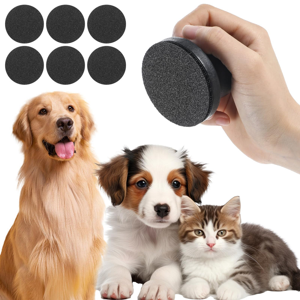 CIATBYYJ set de lima uñas para perros con 6 discos reemplazables.