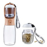 Cibaabo botella agua con compartimento alimento, ideal para paseos con tu perro.