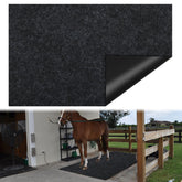 Estera para establo CIEOVO 4x6 ft, diseño general y estable para caballos.