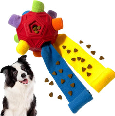 CIIVURR Snuffle Ball, vista frontal, estimula olfato y juego interactivo para perros.