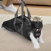 Cinf bolsa de grooming para gatos negro facilita el baño sin arañazos ni mordidas.