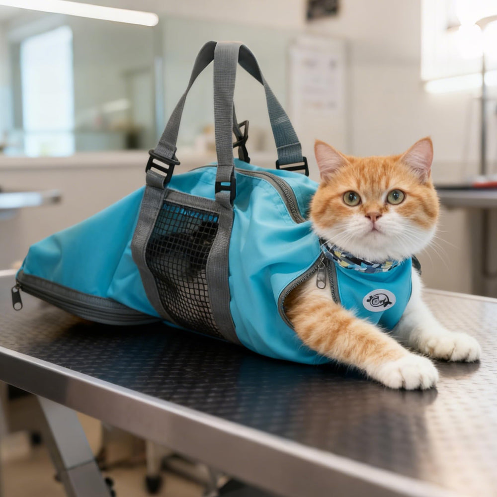 Cinf Gato bolsa-corte-uñas, facilita corte de uñas seguro para el gato.