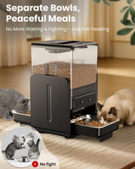 CityFlee alimentador gatos con ajuste de altura para mayor comodidad