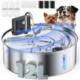 Cityflee fuente-agua-inalambrica-perros-grandes facilita beber sin cables.