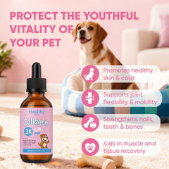 CIVGICY Petz Collagen, aplicación directa en la boca para uso diario cómodo.