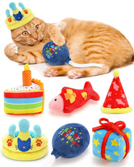 CiyvoLyeen corona-gato-amarilla: ideal para cumpleaños y juego interactivo.