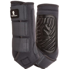 Classic Equine ClassicFit Sling Boots, vista frontal, protección ergonómica para articulaciones.