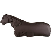 Classic Equine Slinky de cuerpo entero en negro, mediano, ideal para calentamientos y estiramientos