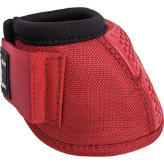 Classic Equine Flexion Sin Giro Bota Campana Crimson, vista lateral, ajuste contorneado para mayor estabilidad
