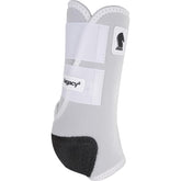 Classic Equine Legacy2 soporte frontal blanco mejora la protección en movimientos rápidos