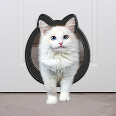 Classicmacher Puerta Gato Grande frente: entrada segura para gatos dentro de casa.