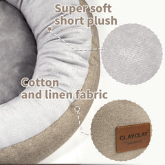 CLAYCLAY cama-gato-tejido-suave, sensación acogedora para ronroneos