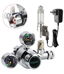 Clscea regulador CO2 para pecera con doble presión, control estable.