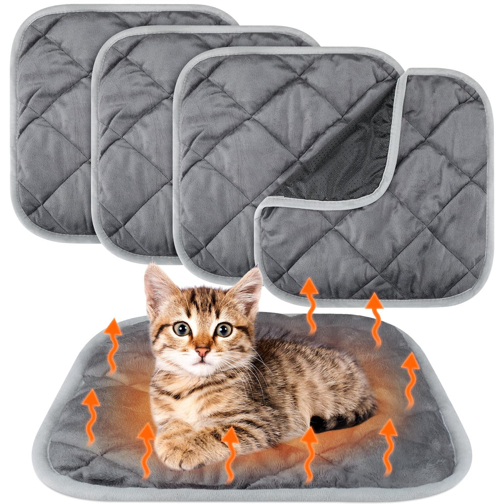 Clysee almohadilla auto-caliente para gatos, refugio cálido en casa.
