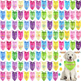 Bandanas Clysee Pascua para perros, conjunto de 100 piezas ideal para grooming.