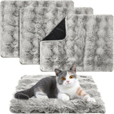 Clysee Cama Gato Auto Caliente Gris 16x24 para descanso cálido sin electricidad.