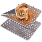 Clysee dos colchonetas gato calor estrella, confort cálido para mascotas.