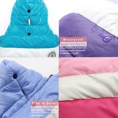 CMREAEC chaleco invernal para perro pequeño, capucha ajustable para mayor abrigo.