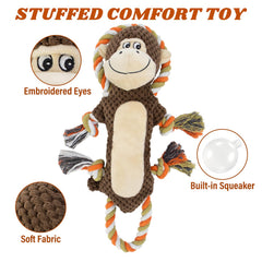 Juguete CneeeeeB orangután peluche con crujido para estimulación.