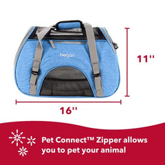 Coastal Bergan Comfort Carrier ideal para aviones gracias a su tamaño.