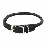 Coastal Circle T: collar redondo de cuero, ideal para piel sensible y pelo largo.