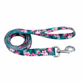 Correa Coastal Estilos con impresión flor tropical verde y rosa para paseos con estilo.