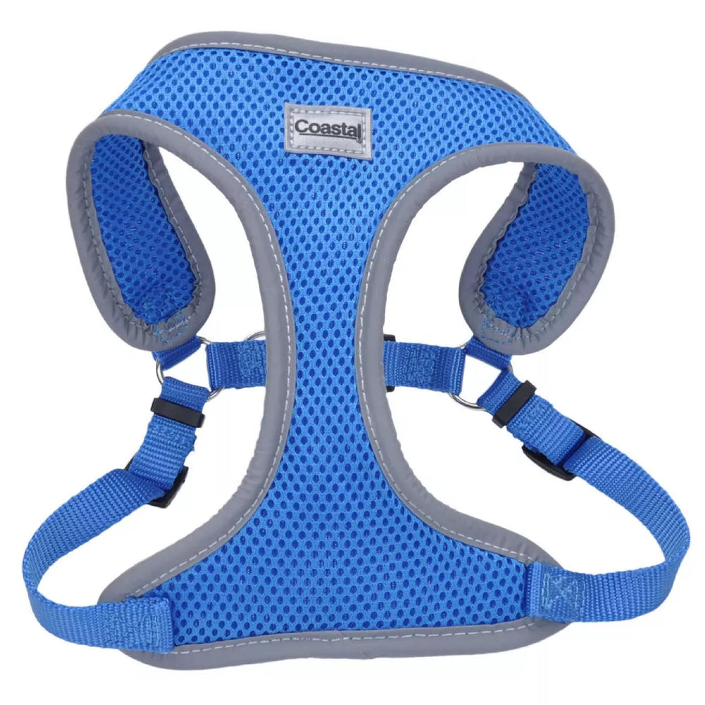Coastal Pet Comfort Wrap Reflectivo azul lago para mayor visibilidad en paseos.