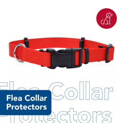 Protector ajustable Coastal SecureAway para collar de pulgas, ajuste cómodo y seguro
