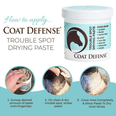 COAT DEFENSE pasta-alivio-picaduras-insectos: alivio para picaduras e irritaciones en la piel.
