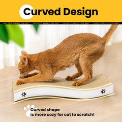 Rascador Coching para gatos de dos caras grande, ideal para razas grandes y rascar intenso.