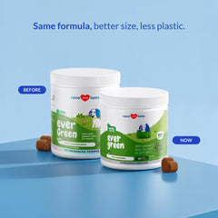 Coco y Luna: enzimas y probióticos para apoyo digestivo del perro.