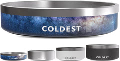 Coldest Water cuenco para perros, acero inoxidable con aislamiento de tres capas para agua fresca.
