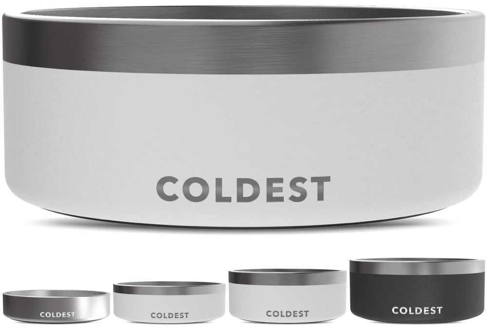 Tazón Coldest Water con aislamiento triple para perros, mantiene la temperatura por más tiempo.
