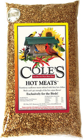 Cole's HM05 Hot Meats: bolsa para aves con carnes picantes, ideal para atraer visitas al comedero.