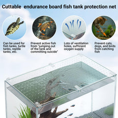 Tapa anti-salto Colingmill para acuario, mantiene seguros a los peces