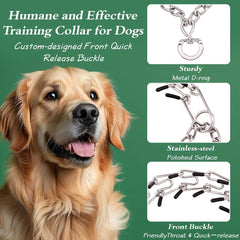 Collar de púas para perros, acero resistente y duradero frente al agua