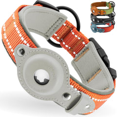 CollarDirect AirTag para perros con forro de neopreno interior, cómodo y seguro.