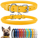 CollarDirect collar de cuero rodado suave para comodidad diaria.