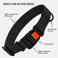 CollarDirect lavable y resistente a olores, ideal para perros activos.