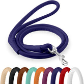 CollarDirect correa enrollada de cuero negra, ideal para paseos diarios con estilo