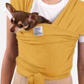 CollarDirect bandolera para perro pequeño en posición frontal, ideal para paseos con manos libres.