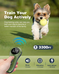 Colofrog collar IP67 impermeable para entrenamiento bajo lluvia.