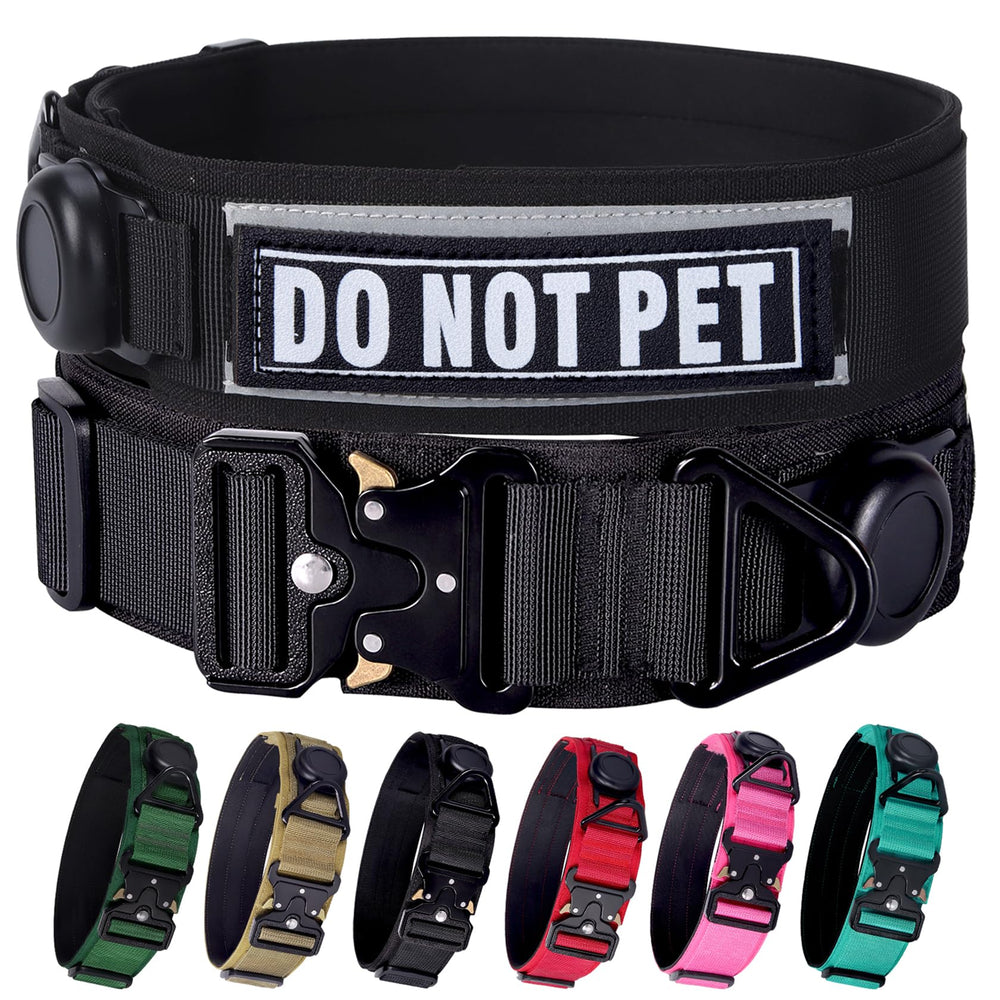 Collar Comfluxe con AirTag integrado para localización de perros grandes.