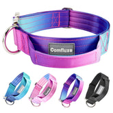 Collar táctico Comfluxe con mango para control inmediato durante paseos.
