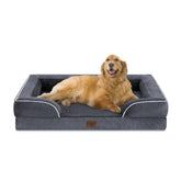 Cama ortopédica Comfort Expression para perros extragrandes, vista general con soporte cómodo