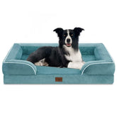 Comfort Expression cama ortopédica para perro grande, vista superior que inspira seguridad y descanso.